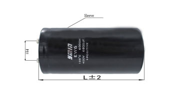 Skrutkový hliníkový elektrolytický kondenzátor ES31